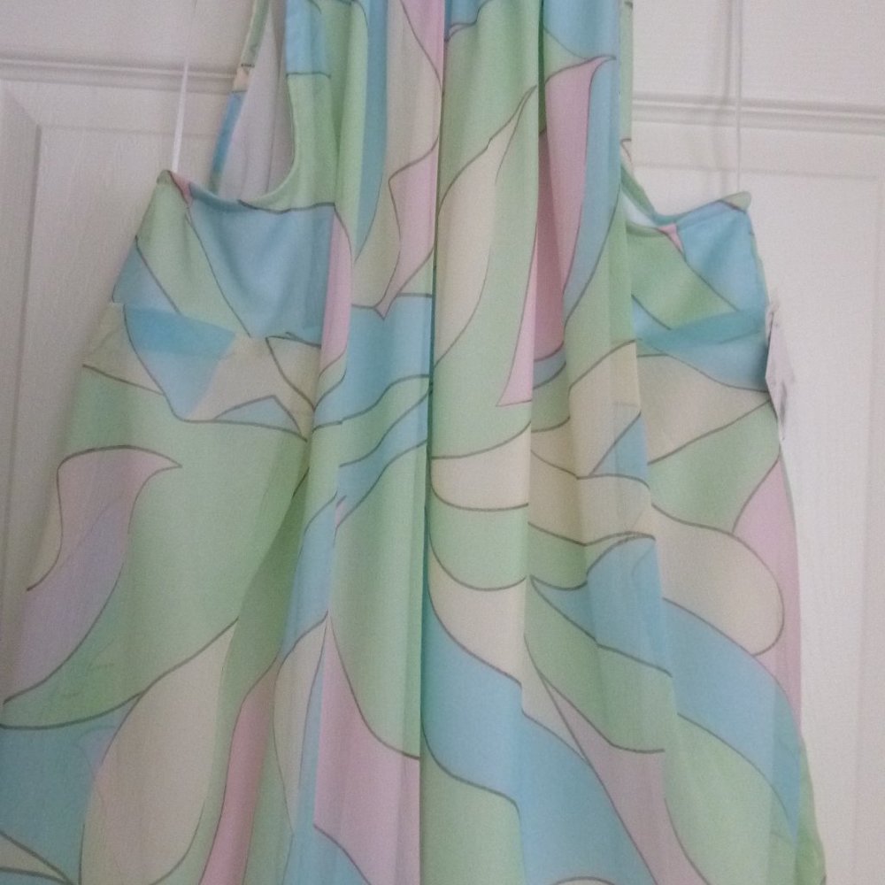 JW Style- Women's multi-pastel color pull- over blouse